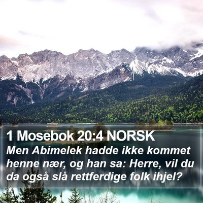 1 Mosebok 20:4 NORSK Bible Verse Image