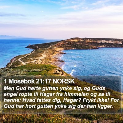 1 Mosebok 21:17 NORSK Bible Verse Image