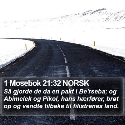 1 Mosebok 21:32 NORSK Bible Verse Image