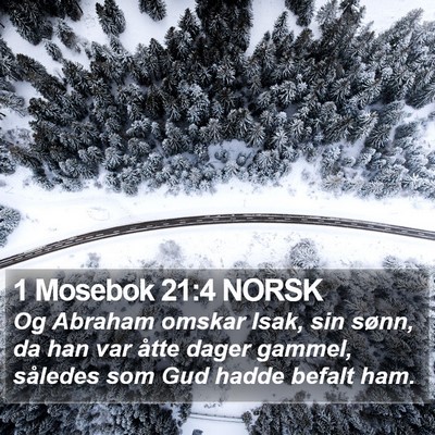 1 Mosebok 21:4 NORSK Bible Verse Image