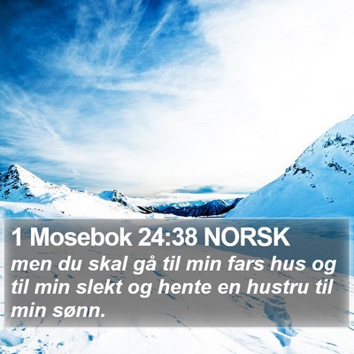 1 Mosebok 24:38 NORSK Bible Verse Image