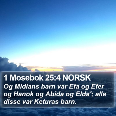 1 Mosebok 25:4 NORSK Bible Verse Image