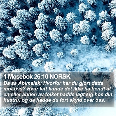 1 Mosebok 26:10 NORSK Bible Verse Image
