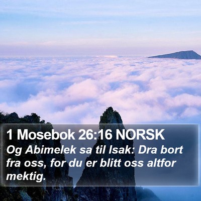 1 Mosebok 26:16 NORSK Bible Verse Image