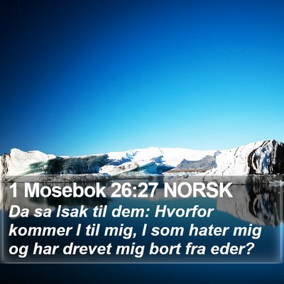 1 Mosebok 26:27 NORSK Bible Verse Image