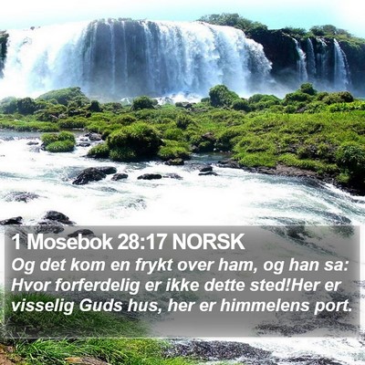 1 Mosebok 28:17 NORSK Bible Verse Image