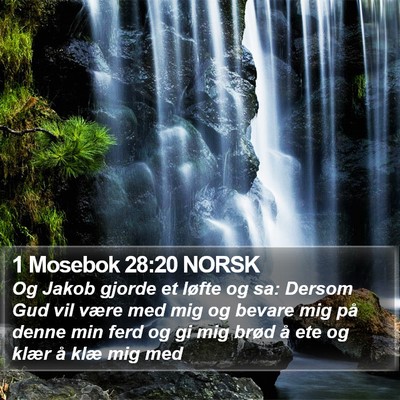 1 Mosebok 28:20 NORSK Bible Verse Image