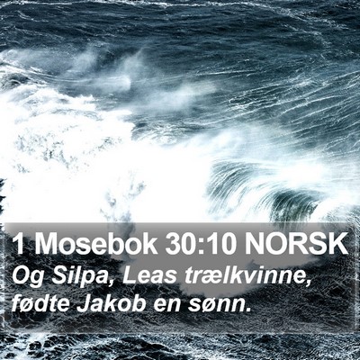 1 Mosebok 30:10 NORSK Bible Verse Image