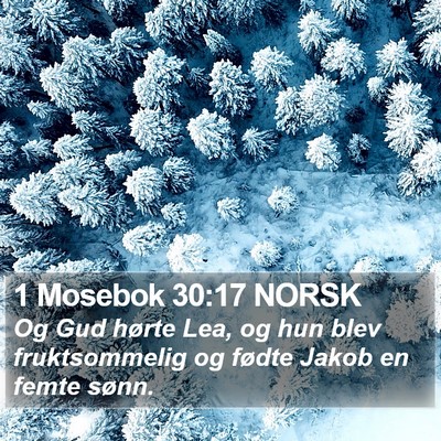 1 Mosebok 30:17 NORSK Bible Verse Image