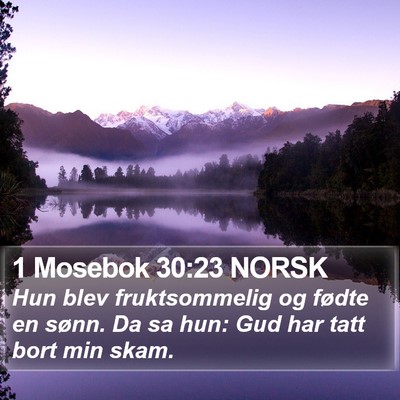 1 Mosebok 30:23 NORSK Bible Verse Image