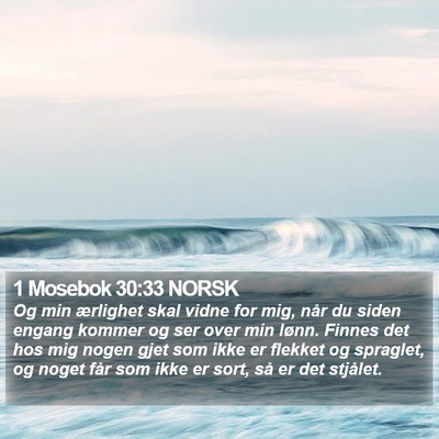 1 Mosebok 30:33 NORSK Bible Verse Image