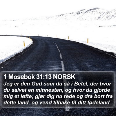 1 Mosebok 31:13 NORSK Bible Verse Image