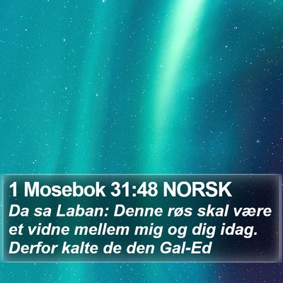 1 Mosebok 31:48 NORSK Bible Verse Image