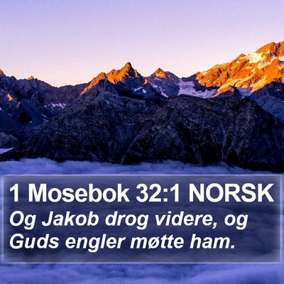 1 Mosebok 32:1 NORSK Bible Verse Image
