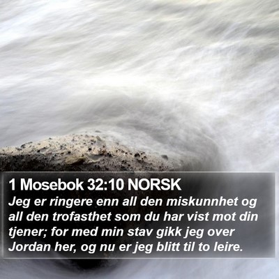 1 Mosebok 32:10 NORSK Bible Verse Image