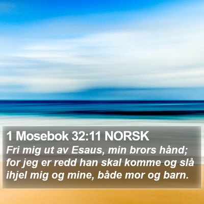 1 Mosebok 32:11 NORSK Bible Verse Image