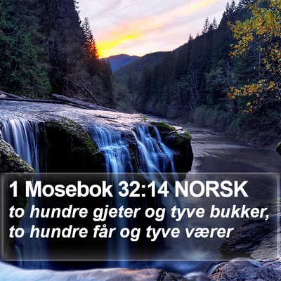 1 Mosebok 32:14 NORSK Bible Verse Image