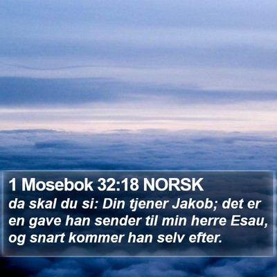 1 Mosebok 32:18 NORSK Bible Verse Image