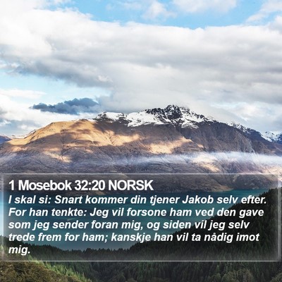 1 Mosebok 32:20 NORSK Bible Verse Image