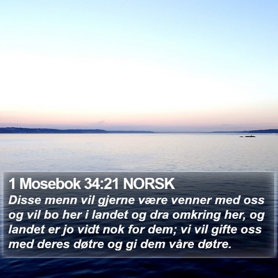 1 Mosebok 34:21 NORSK Bible Verse Image