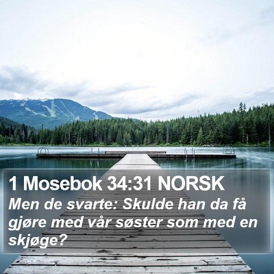 1 Mosebok 34:31 NORSK Bible Verse Image