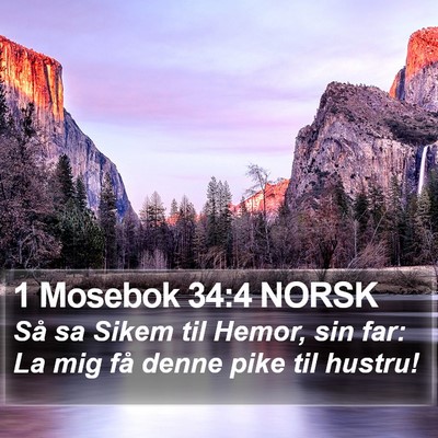 1 Mosebok 34:4 NORSK Bible Verse Image