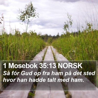 1 Mosebok 35:13 NORSK Bible Verse Image