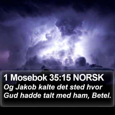 1 Mosebok 35:15 NORSK Bible Verse Image