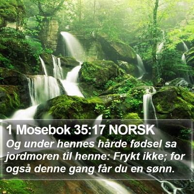 1 Mosebok 35:17 NORSK Bible Verse Image