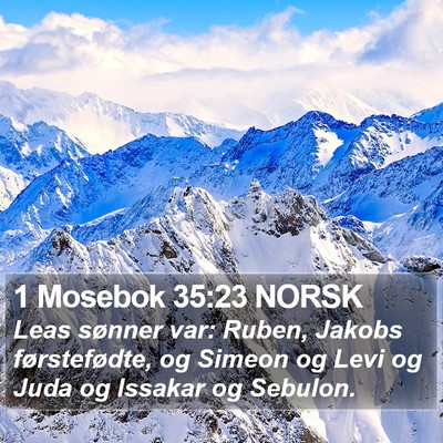 1 Mosebok 35:23 NORSK Bible Verse Image