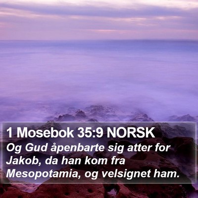 1 Mosebok 35:9 NORSK Bible Verse Image