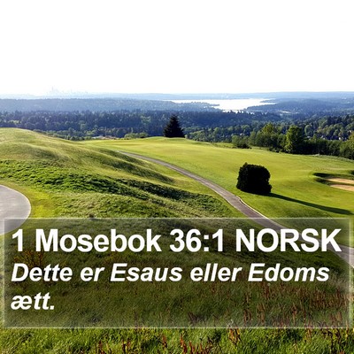 1 Mosebok 36:1 NORSK Bible Verse Image