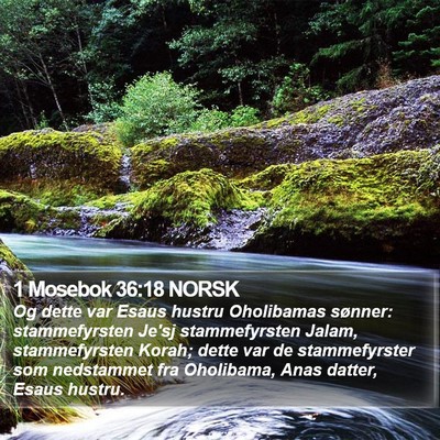 1 Mosebok 36:18 NORSK Bible Verse Image
