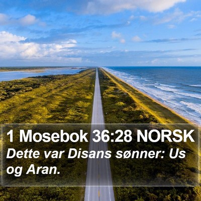 1 Mosebok 36:28 NORSK Bible Verse Image