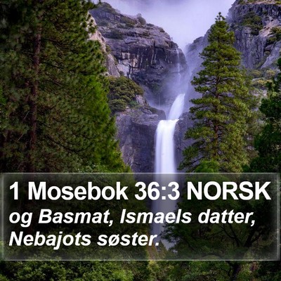 1 Mosebok 36:3 NORSK Bible Verse Image