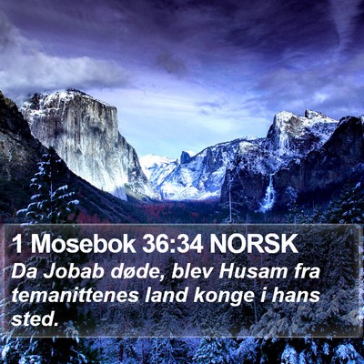 1 Mosebok 36:34 NORSK Bible Verse Image