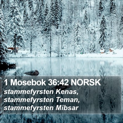 1 Mosebok 36:42 NORSK Bible Verse Image