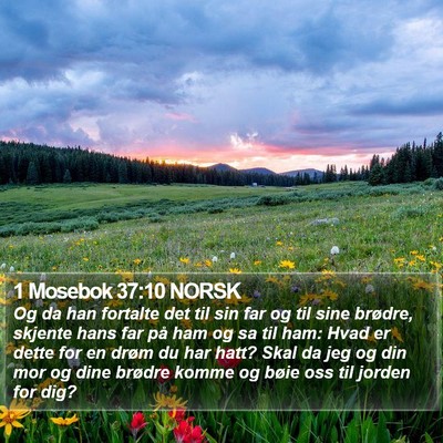 1 Mosebok 37:10 NORSK Bible Verse Image