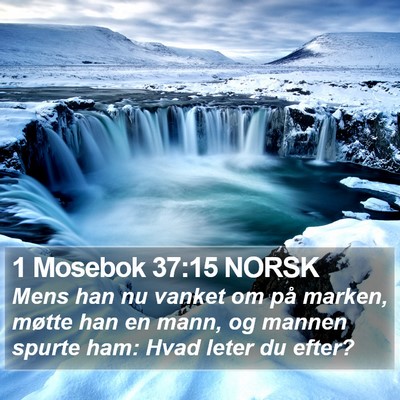 1 Mosebok 37:15 NORSK Bible Verse Image