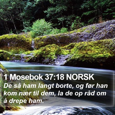 1 Mosebok 37:18 NORSK Bible Verse Image
