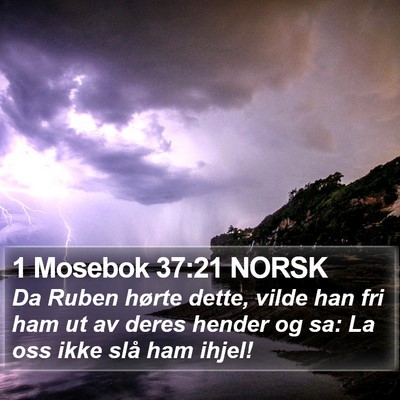 1 Mosebok 37:21 NORSK Bible Verse Image