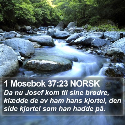 1 Mosebok 37:23 NORSK Bible Verse Image
