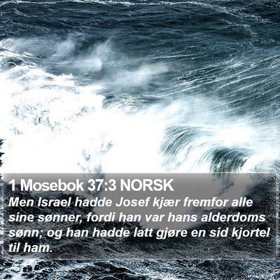 1 Mosebok 37:3 NORSK Bible Verse Image