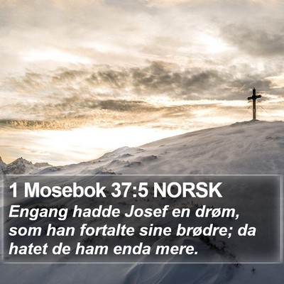 1 Mosebok 37:5 NORSK Bible Verse Image