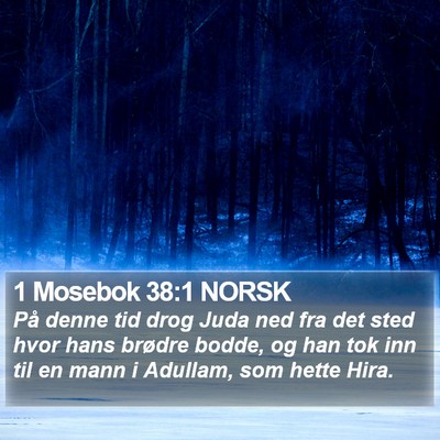 1 Mosebok 38:1 NORSK Bible Verse Image