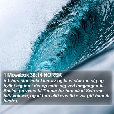 1 Mosebok 38:14 NORSK Bible Verse Image