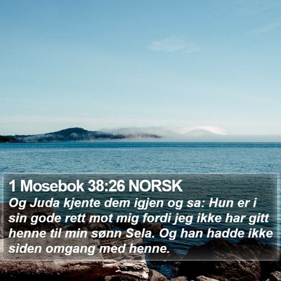 1 Mosebok 38:26 NORSK Bible Verse Image