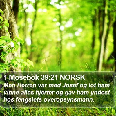 1 Mosebok 39:21 NORSK Bible Verse Image