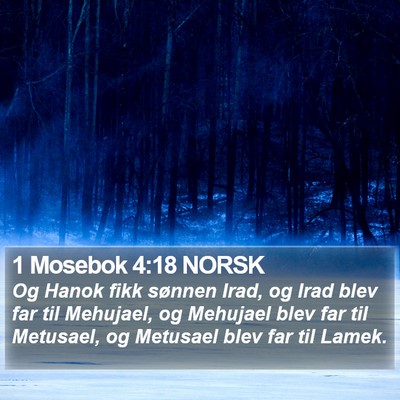 1 Mosebok 4:18 NORSK Bible Verse Image