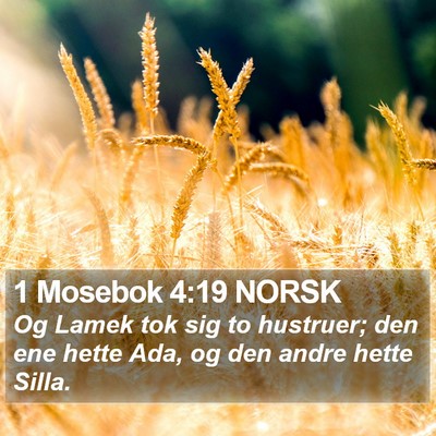 1 Mosebok 4:19 NORSK Bible Verse Image
